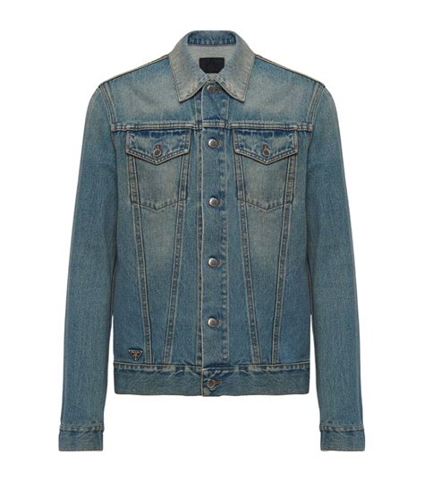 prada mens jacket size|prada denim jacket men's.